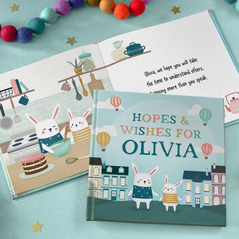 Personalised Hopes And Wishes For . . . Gift Book, 4 of 12