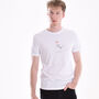 Disk Retro Tech White Organic T Shirt, thumbnail 2 of 10