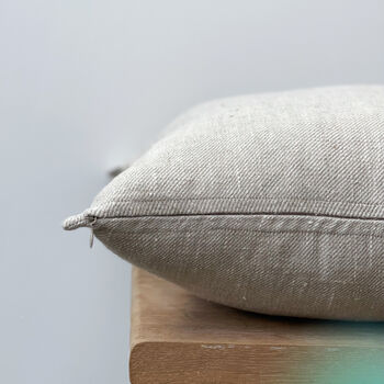 Linen Cushion Cover Natural, 6 of 7