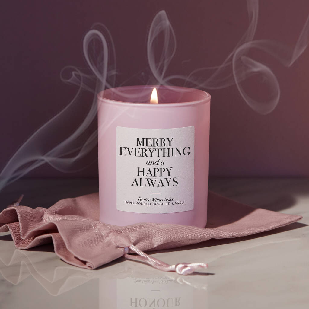 Festive Af Luxury Christmas Candle By Team Hen