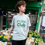 Pickle Club Unisex Slogan T Shirt In Green, thumbnail 5 of 6
