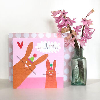 Bunny Rabbits Mother's Day Card, 4 of 4