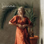 Long Bohemian Wrap Linen Dress With Frill Details, thumbnail 4 of 12