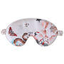 Silk Sleep Mask Eye Mask 100% Pure Soft Mulberry Silk Cream Peacock Luxury Travel Gift Blackout Hypoallergenic, thumbnail 5 of 5