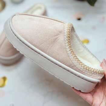 Cool Self Care Gift For Her – Slippers, Silver Earrings, Makeup Bag And Hand Cream, 3 of 10