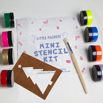 Shooting Star Mini Fabric Ink Stencil Kit, 10 of 10