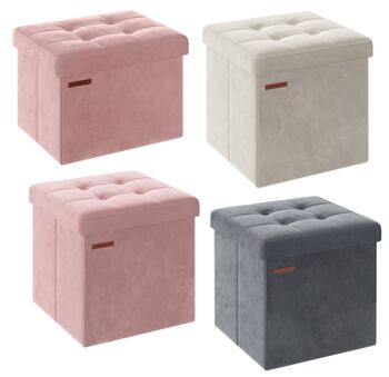 Small Ottoman Footstool With Hidden Storage, 8 of 9