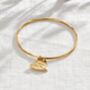 Personalised Fortune Heart Bangle, thumbnail 2 of 6