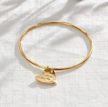 Personalised Fortune Heart Bangle, 2 of 6