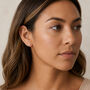 Tiny Sterling Silver White Freshwater Pearl Stud Earrings, thumbnail 1 of 5