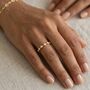 Minimalist Bezel Ring Gold, thumbnail 5 of 8