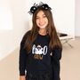 Boo Crew Halloween Embroidered Jumper Sweatshirt, thumbnail 1 of 6