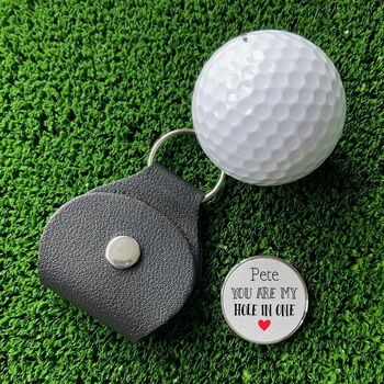 Personalised ‘You Are My Hole In One’ Golf Ball Marker, 4 of 4