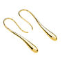 Solid Drip Earrings In Gold Plated, thumbnail 1 of 2