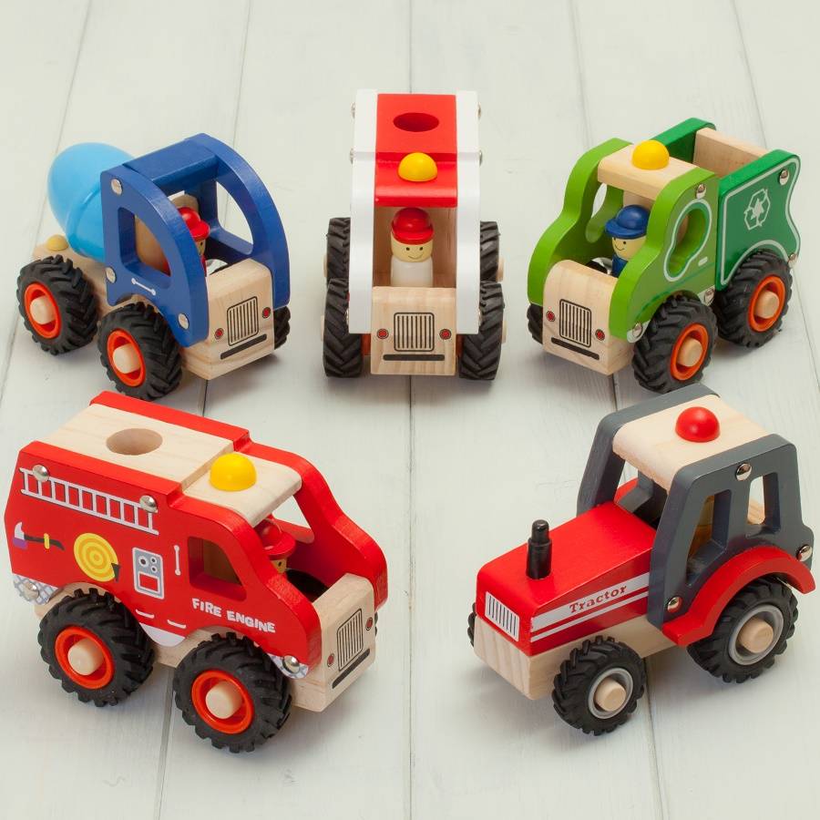 Childrens Tractor Wooden Toys By British and Bespoke