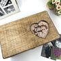 Personalised Heart Name Wooden Memory Box, thumbnail 11 of 12