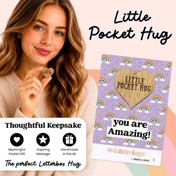 You Are Amazing, Little Pocket Hug Keepsake Token, 6 of 9