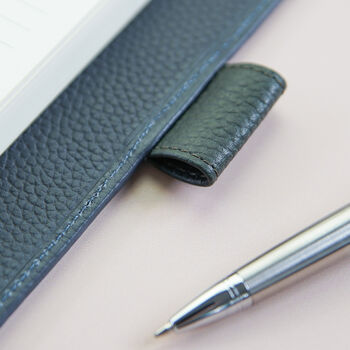 Personalised Premium Leather Diary With Pen Holder, 7 of 9