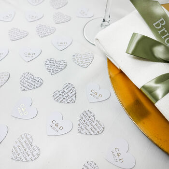 Personalised Wedding Table Confetti, 4 of 7