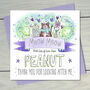 Thank You From The Cat Personalised Greeting Card, thumbnail 8 of 12