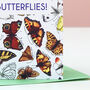 You Give Me Butterflies Valentine's Card, thumbnail 3 of 5