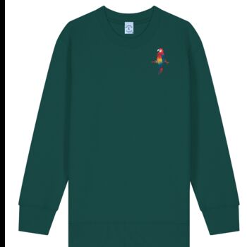 Childrens Organic Cotton Parrot Sweatshirt, 3 of 12