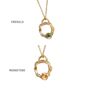 Small Branch Gold Vermeil Plated Birthstone Necklace, thumbnail 7 of 12