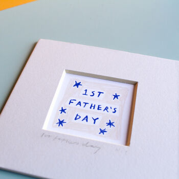 1st Father's Day Mini Art Print, 3 of 9