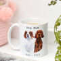 Personalised Dog Mum Established Mug, thumbnail 10 of 12