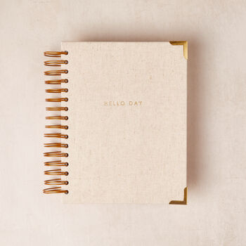 Original 2025 Daily Planner Diary: Crème, 3 of 10