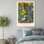 Gustav Klimt Flower Garden Art Print, thumbnail 3 of 3