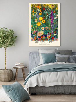 Gustav Klimt Flower Garden Art Print, 3 of 3