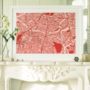 South West London Framed Illustrated Map Print, thumbnail 1 of 2
