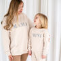 Mama Embroidered Sweatshirt Jumper Perfect For Mother's Day, thumbnail 1 of 11