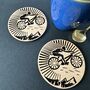 Cyclist Gift Coasters Set Four And Six, thumbnail 2 of 2