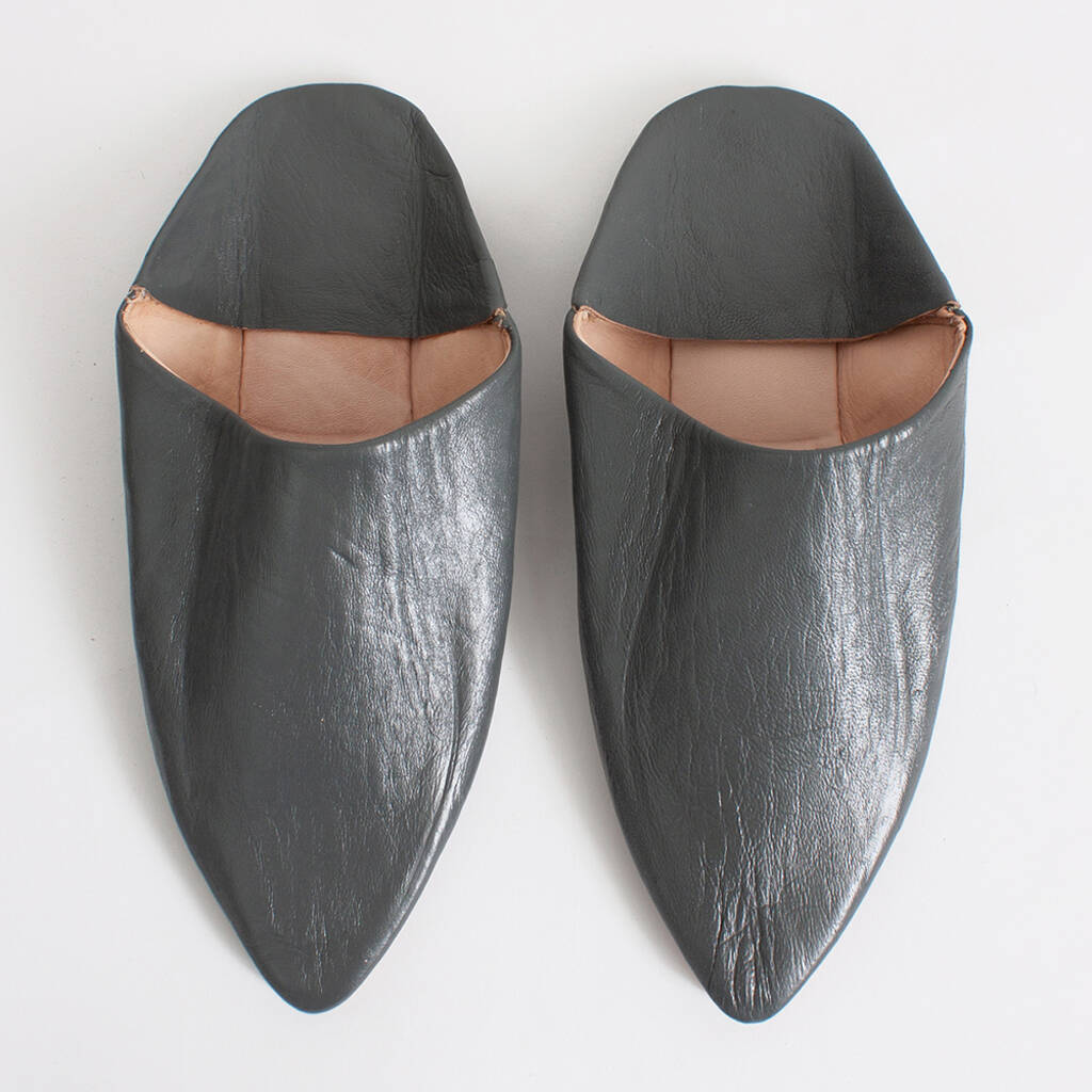 Moroccan Classic Pointed Womens Babouche Slippers By Bohemia ...