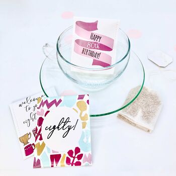 80th Birthday Tea Gift | Milestone Birthdays, 12 of 12