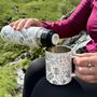 Hiking Outdoors Illustration Flask And Enamel Mug Set, thumbnail 5 of 5