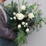 Wilder One Hand Tied Festive Fresh Flower Bouquet, thumbnail 1 of 2