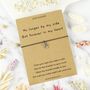 No Longer By My Side Pet Paw Charm Wish Bracelet, thumbnail 1 of 4