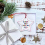 Personalised Ceramic Multicoloured Star Decoration, thumbnail 1 of 2
