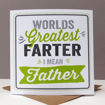 Farter Funny Father Card, 2 of 5