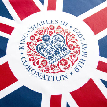 Coronation Tea Towel With Official Emblem, 3 of 3