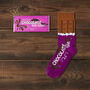 Unisex Chocolate Bar Socks Gift Set, thumbnail 1 of 2