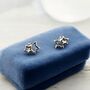 Sterling Silver Linked Stars Stud Earrings, thumbnail 2 of 9