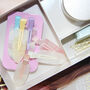 Set Of Six Colourful Non Crease Hair Clips, thumbnail 8 of 8