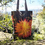 Orange Dahlia Tote Bag, thumbnail 5 of 5