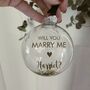 Marry Me Proposal Bauble, thumbnail 3 of 3