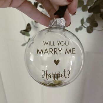 Marry Me Proposal Bauble, 3 of 3