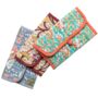 Colourful Handmade Quilted Block Printed Pouches, thumbnail 1 of 6